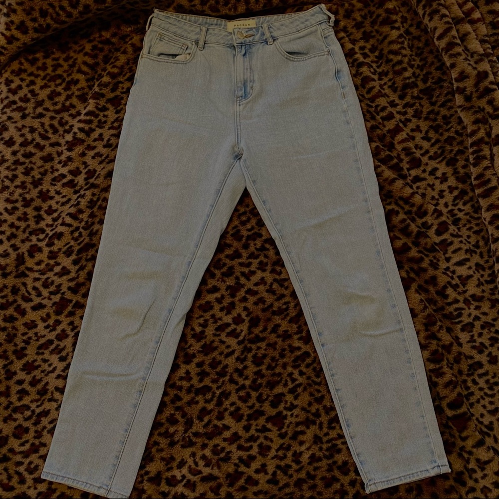 Light blue mom jeans